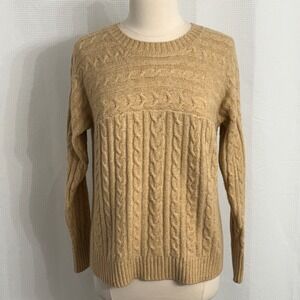 St Johns Bay Long Sleeve Cable Knit Pullover Sweater